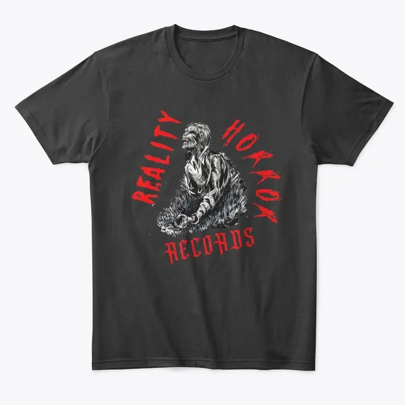 Reality Horror Records zombie tee