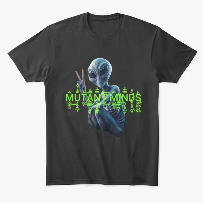 Mutant Minds alien tee