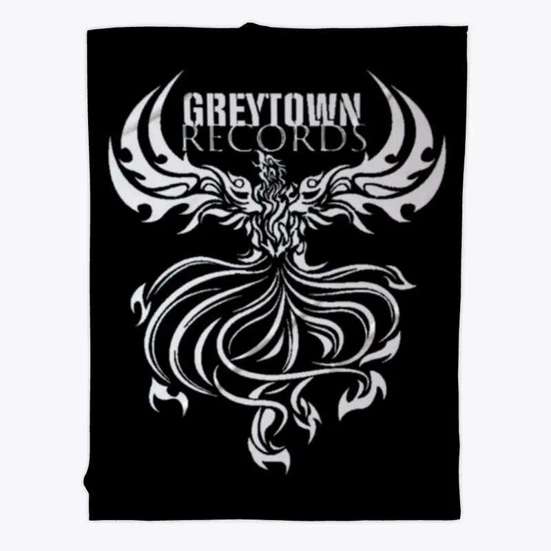 GreyTown Records fleece blanket