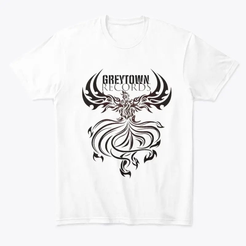 GreyTown Records phoenix white tee